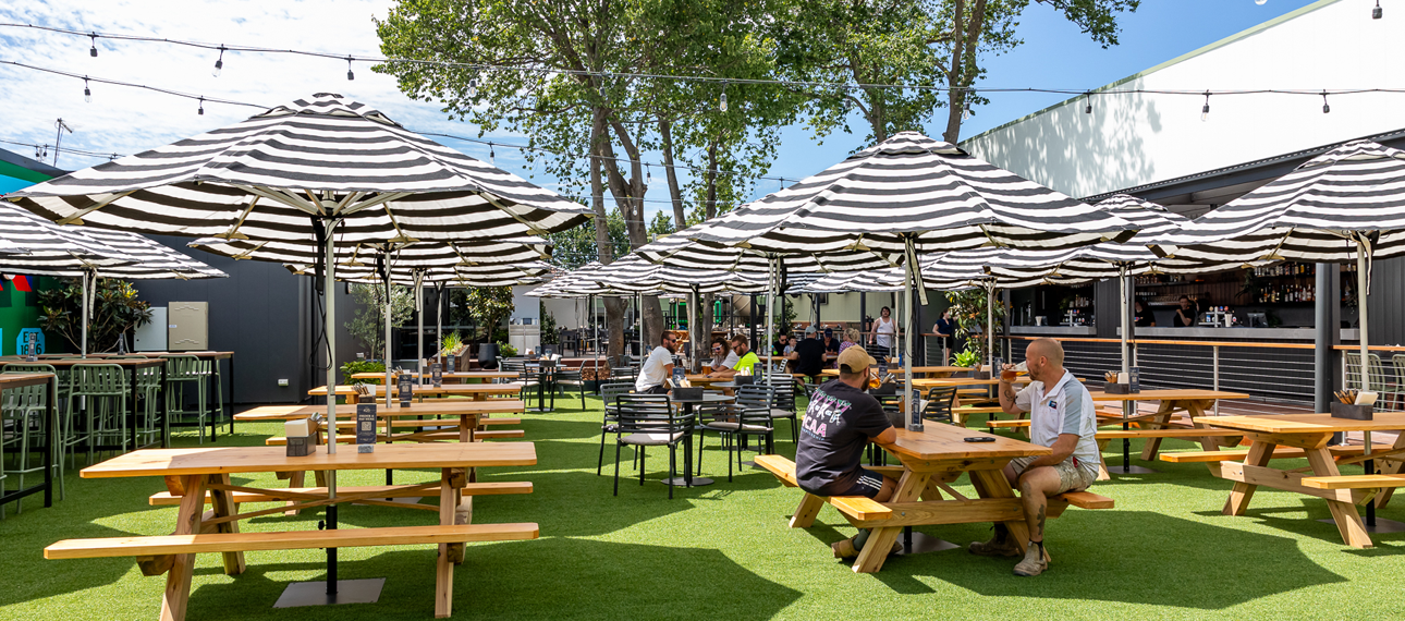 Ball Court Beer Garden, Sunbury